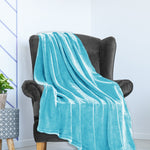 Arliss Solid Polyester Single Blanket (Seagreen)