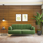 Somerville 3 Seater Sofa (Olive Green)