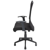 Thames Neo High Back Fabric Chair (Black)