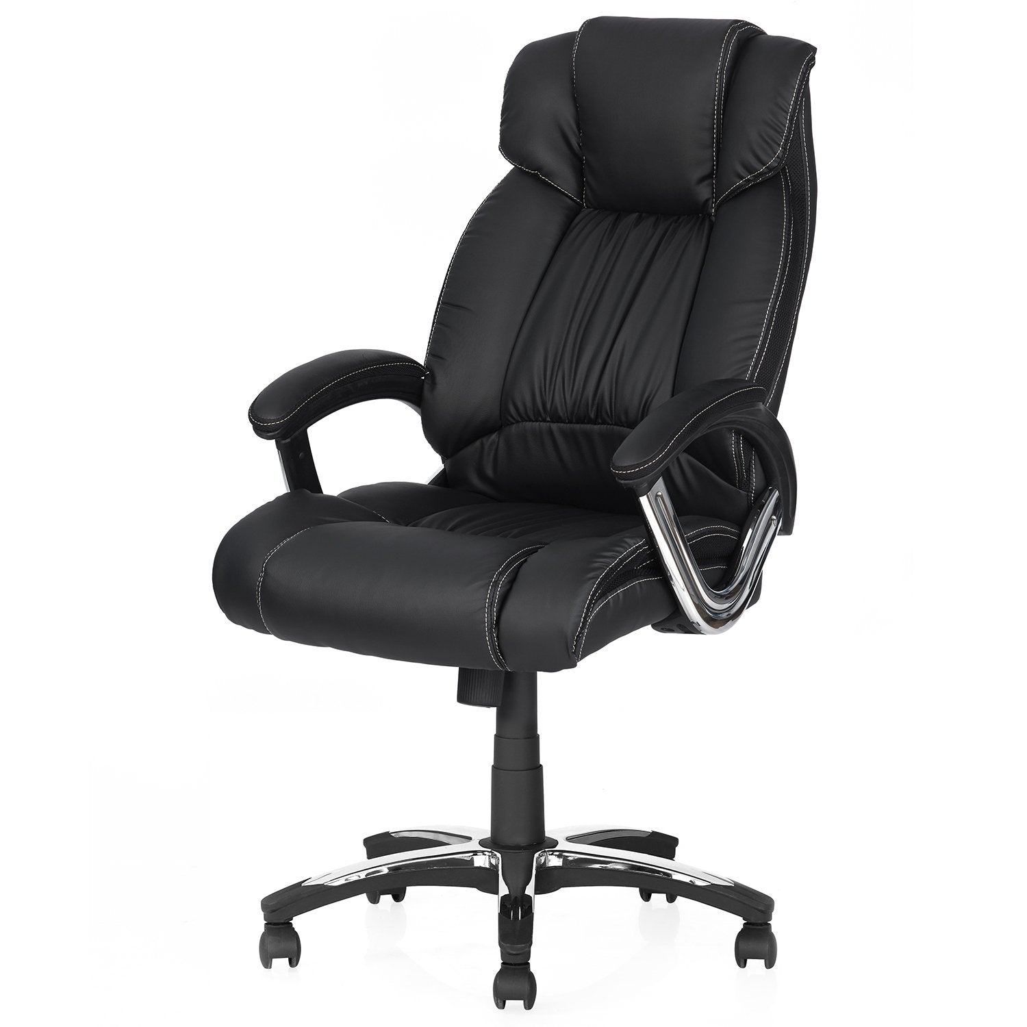 Trenvi High Back Office Chair (Black/Black)