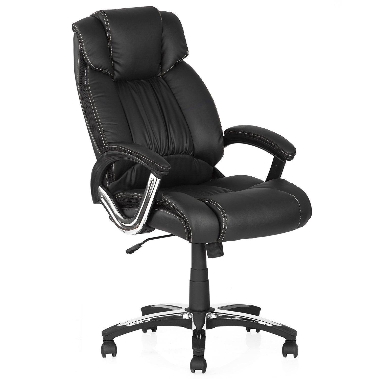 Trenvi High Back Office Chair (Black/Black)