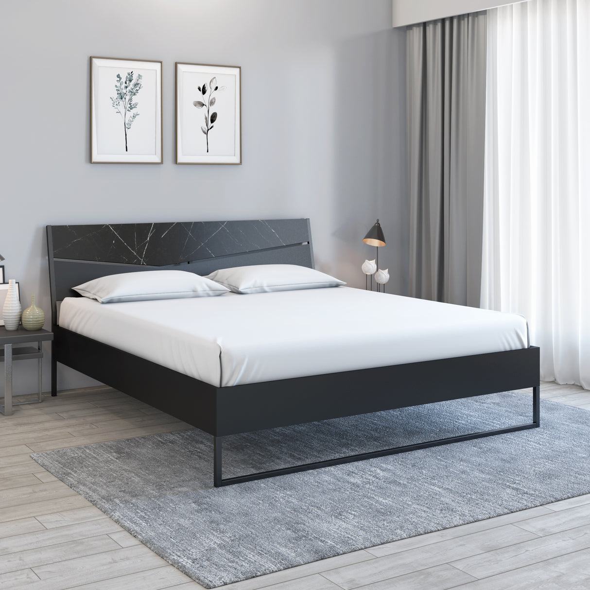 Urbenia King Bed (Black)