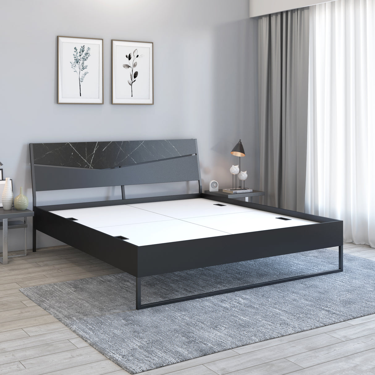 Urbenia King Bed (Black)