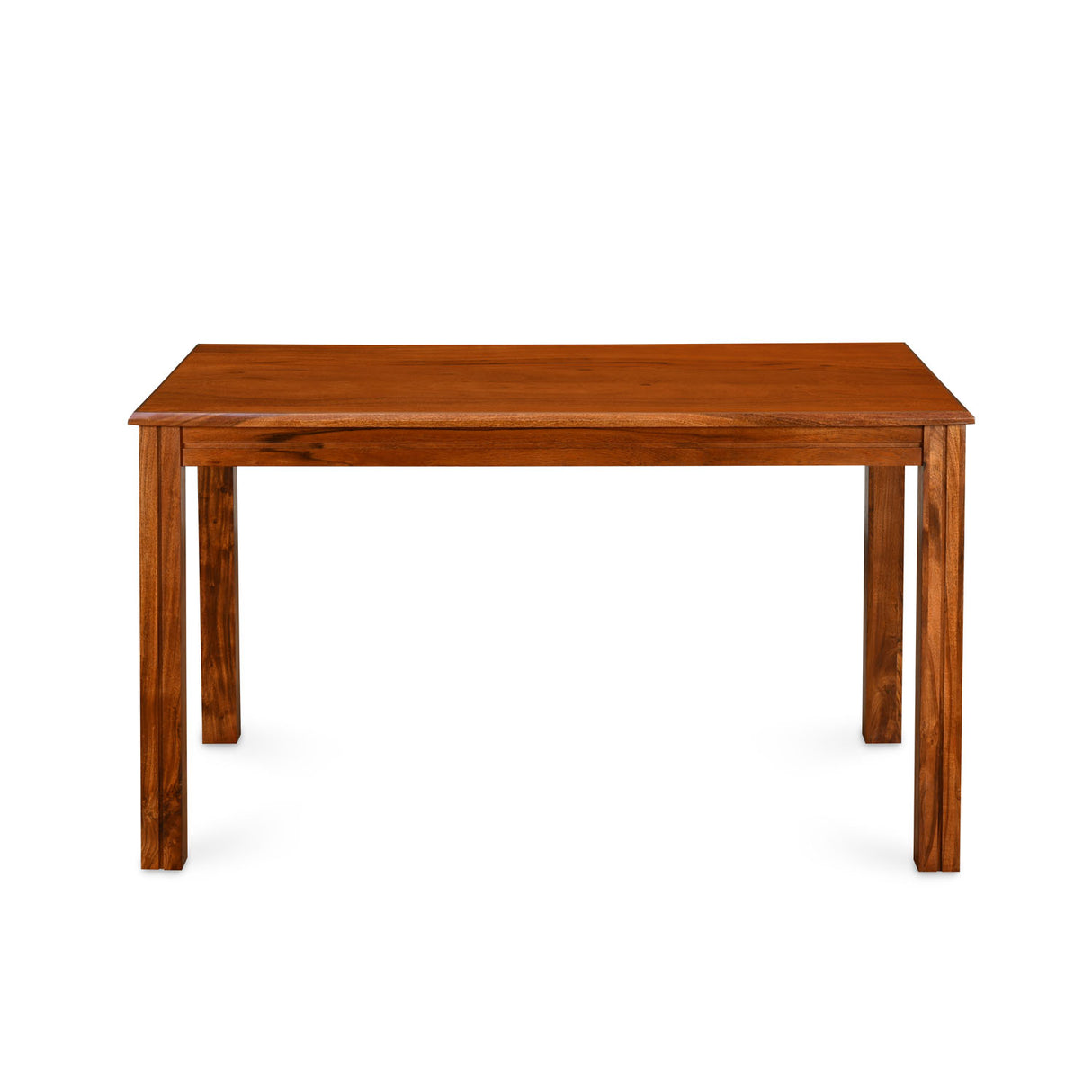 Vera 4 Seater Solid Wood Dining Table (Honey Brown)