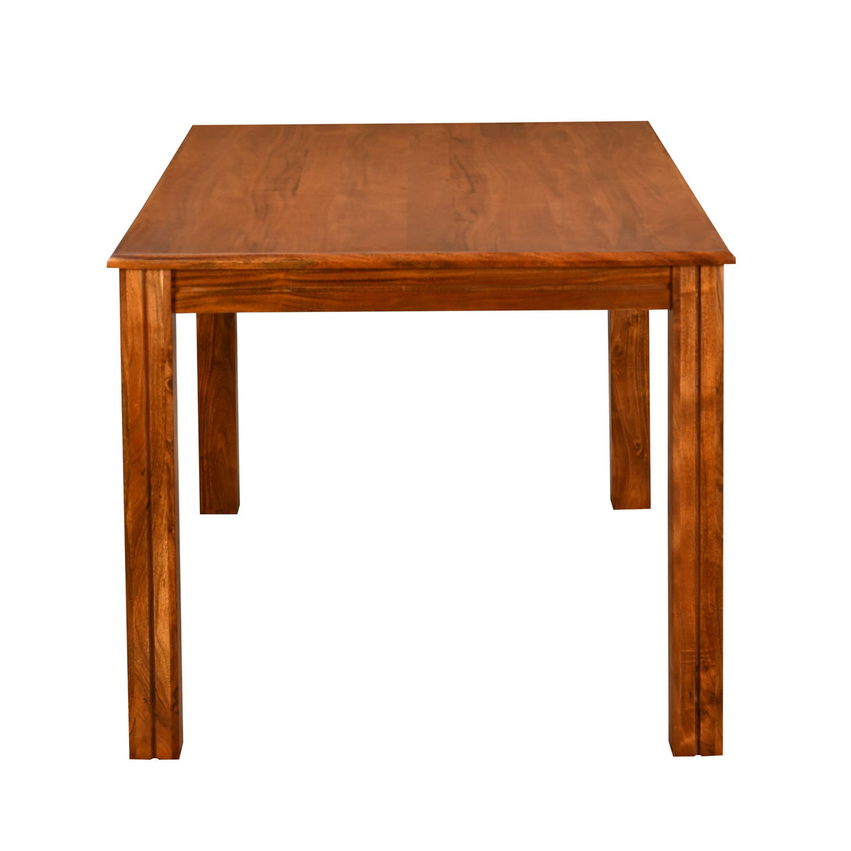 Vera 4 Seater Solid Wood Dining Table (Honey Brown)