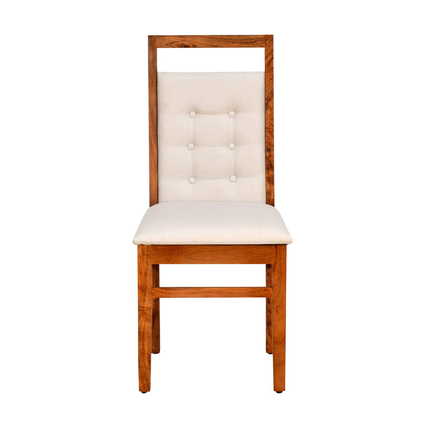 Vera Solid Wood Dining Chair (Honey Brown)