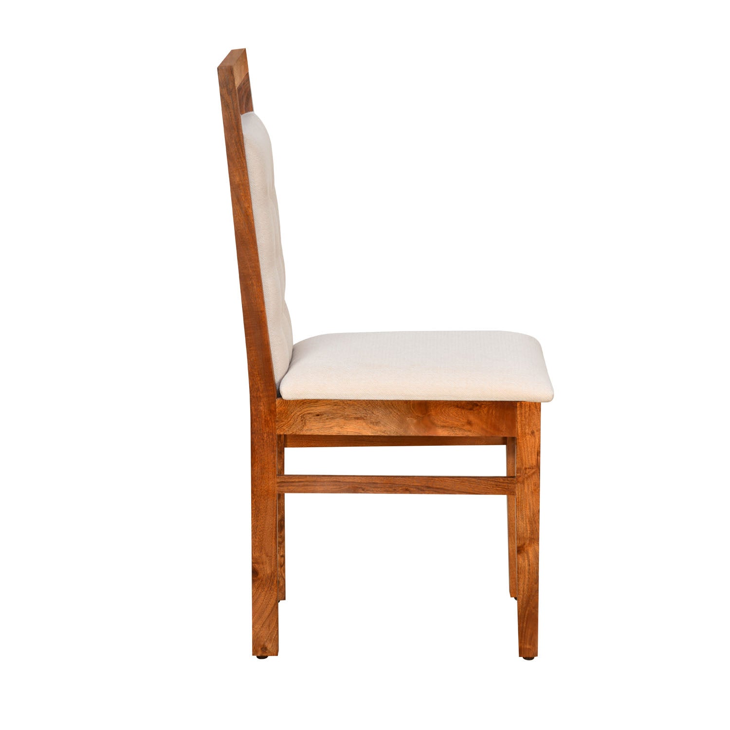 Vera Solid Wood Dining Chair (Honey Brown)