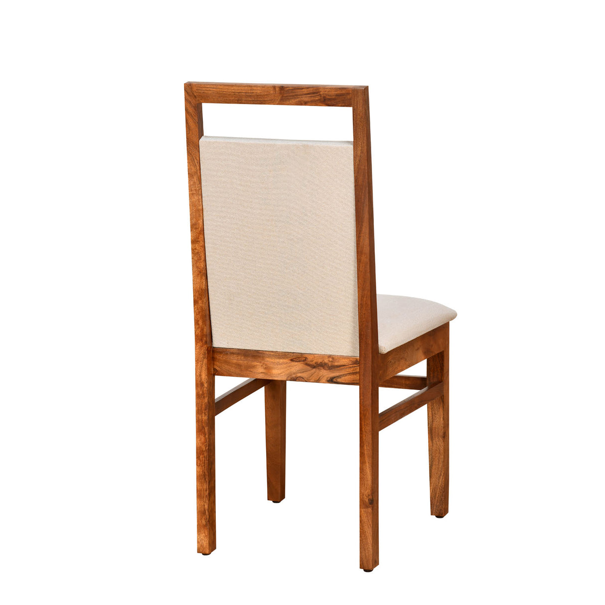 Vera Solid Wood Dining Chair (Honey Brown)