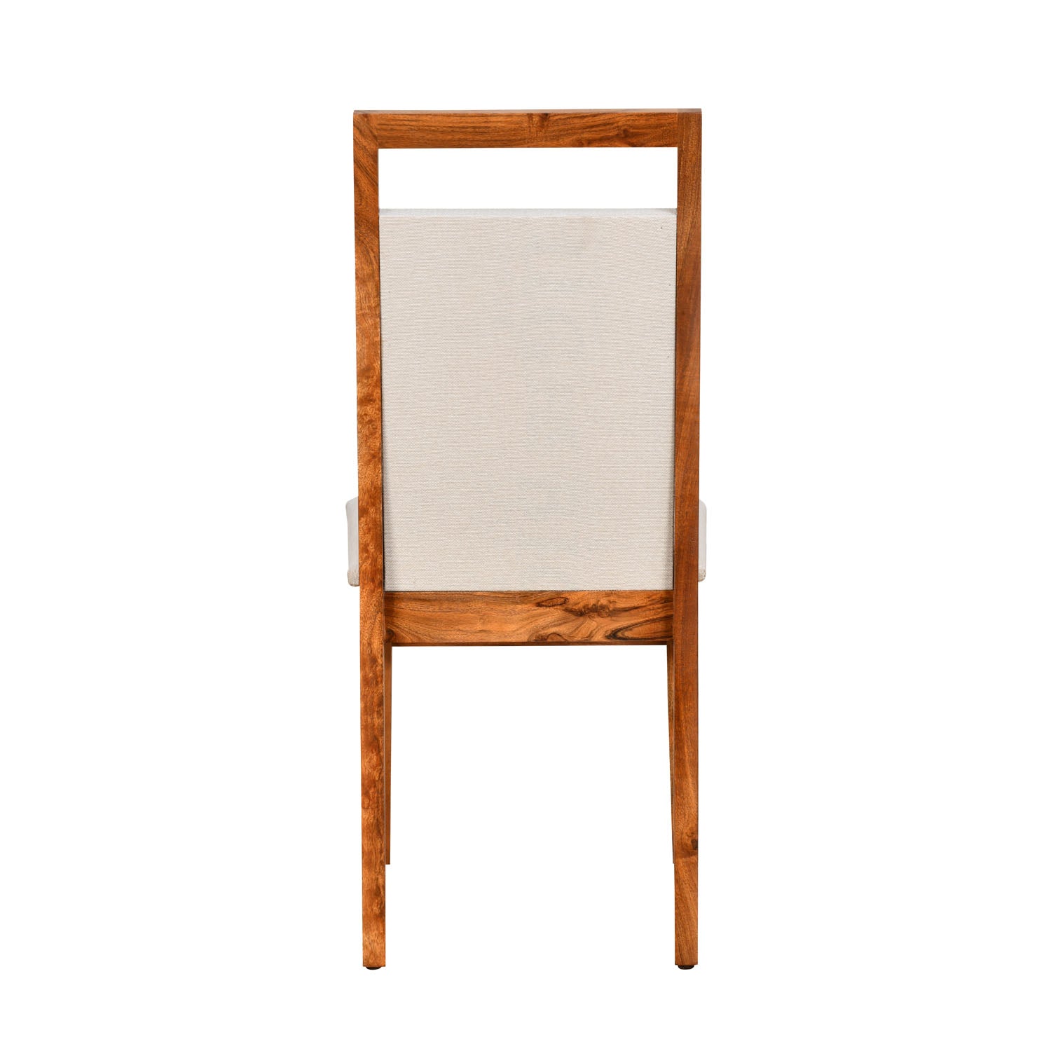 Vera Solid Wood Dining Chair (Honey Brown)