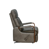 Woodbridge 1 Seater Fabric Rocker Recliner (Grey)