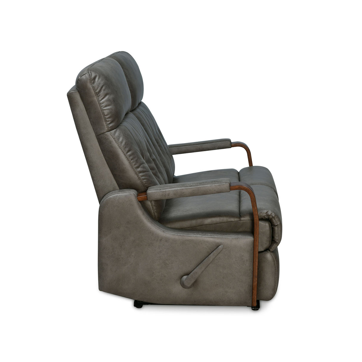 Woodbridge 2 Seater Fabric Recliner (Grey)