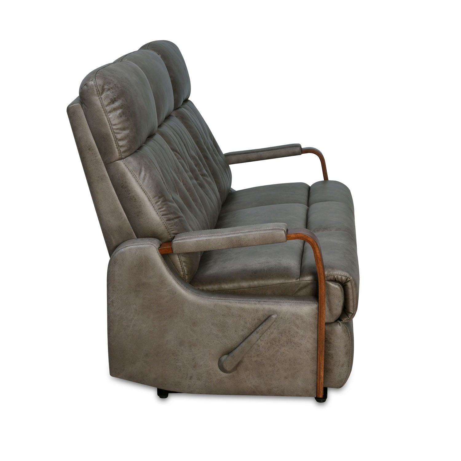 Woodbridge 3 Seater Fabric Recliner (Grey)