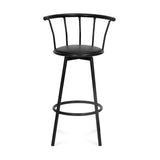 Bayern Rotating Seat Bar Stool (Black)