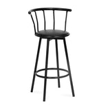 Bayern Rotating Seat Bar Stool (Black)