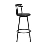 Bayern Rotating Seat Bar Stool (Black)