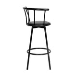 Bayern Rotating Seat Bar Stool (Black)