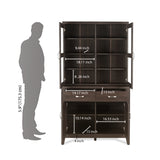 Ben Hutch Storage Cabinet (Brown)