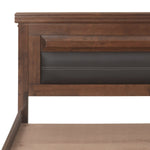 Dexter Solid Wood Single Bed (Cappucino)