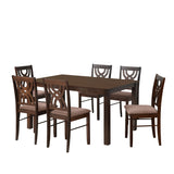 Alice 6 Seater Dining Set (Antique Cherry)