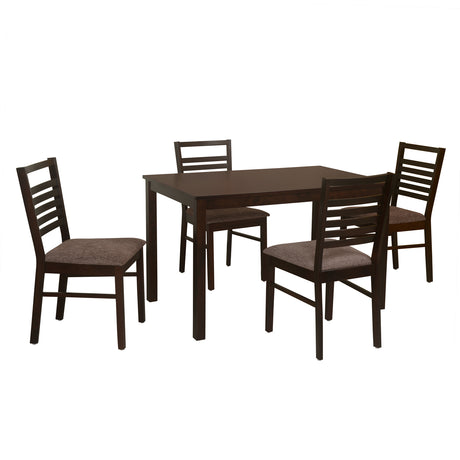 Gem 4 Seater Dining Set (Cappucino)