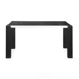 Fortica Six Seater Dining Table (Black & White Marble)