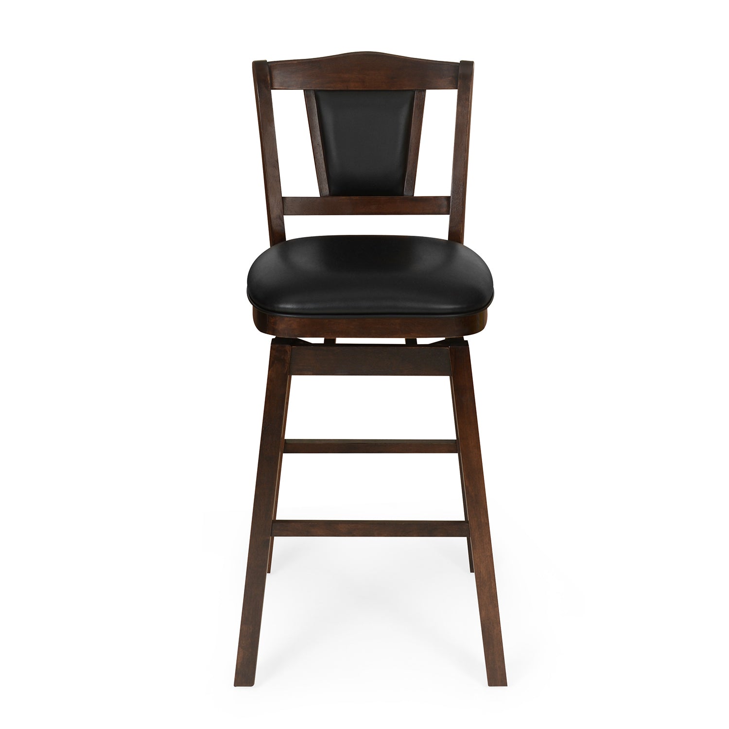 Fuzzo Swivel Bar Stool (Cappuccino)