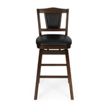 Fuzzo Swivel Bar Stool (Cappuccino)