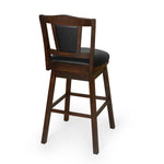 Fuzzo Swivel Bar Stool (Cappuccino)