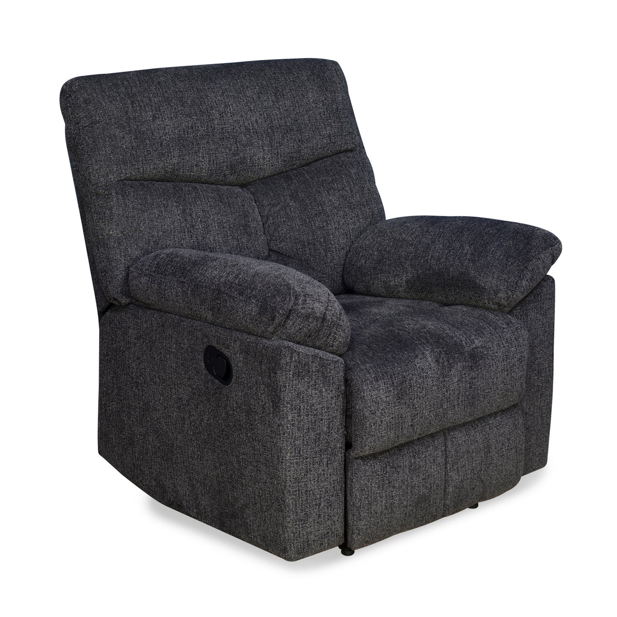 Gravid 1 Seater Manual Recliner (Charcoal)