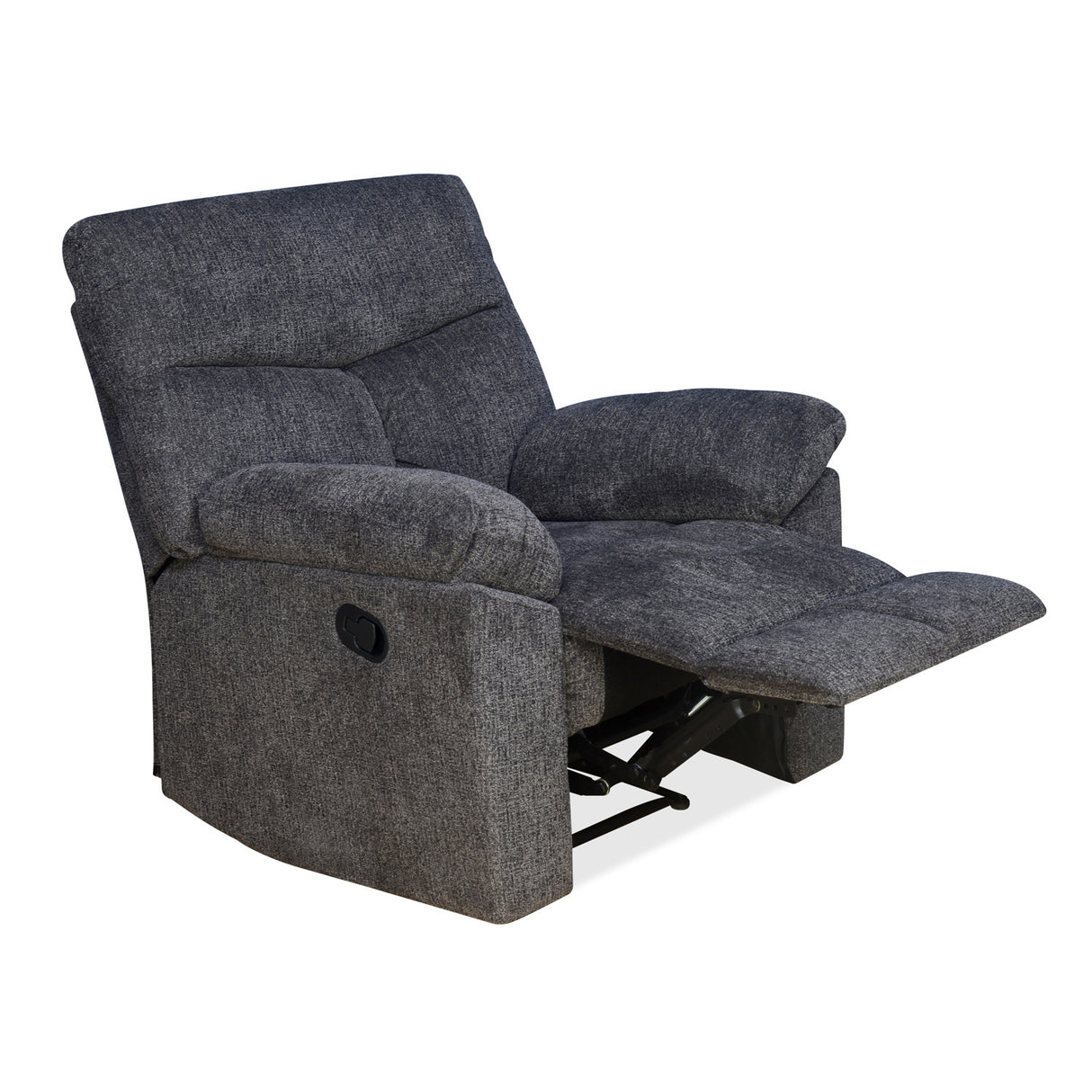 Gravid 1 Seater Manual Recliner (Charcoal)