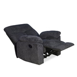 Gravid 1 Seater Manual Recliner (Charcoal)