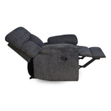 Gravid 1 Seater Manual Recliner (Charcoal)