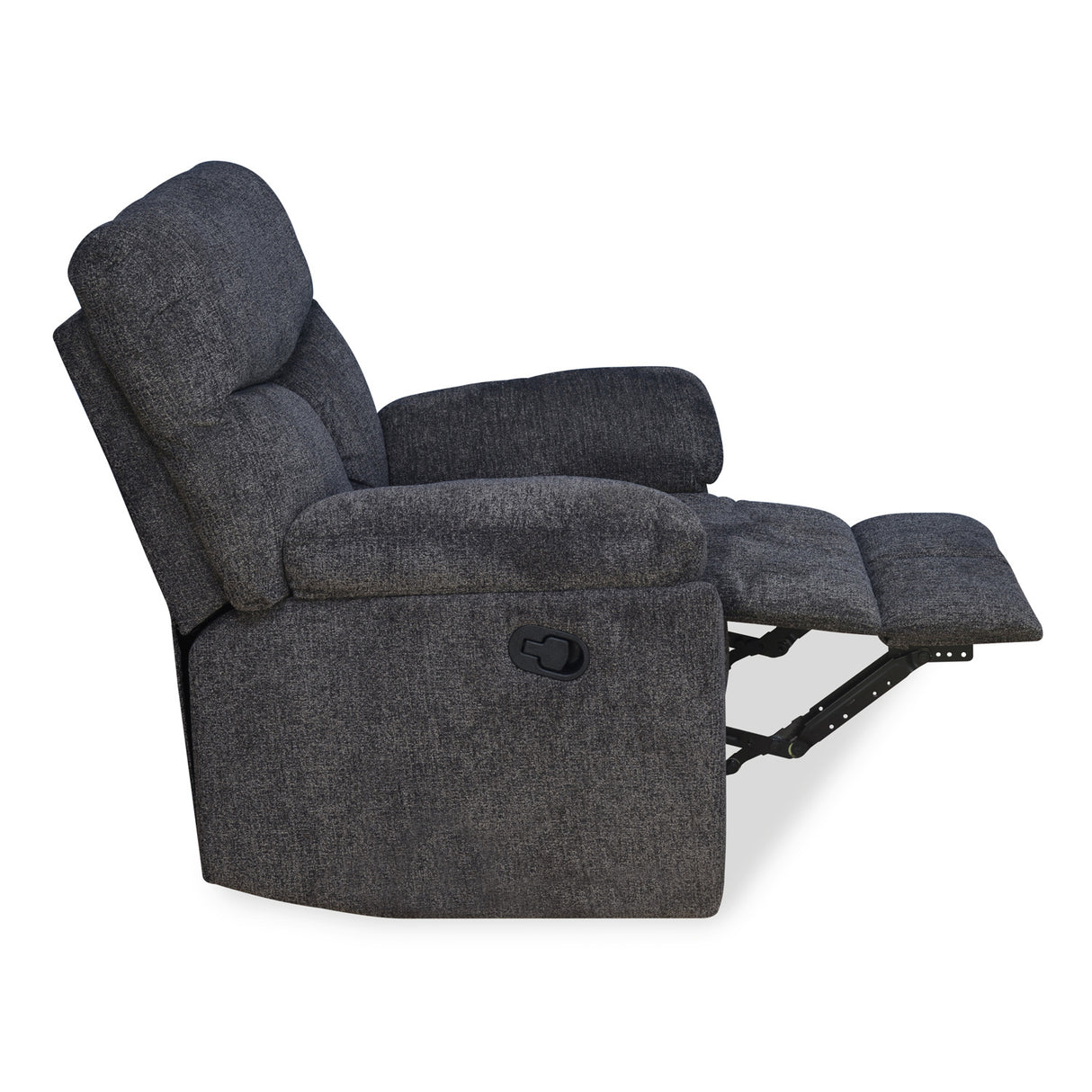 Gravid 1 Seater Manual Recliner (Charcoal)