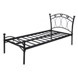 Hydra Metal Single Bed (Black)