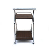 Ivan Serving Cart (Dark Walnut)