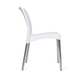 Nilkamal Novella 07 Plastic Chair (White)