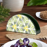 Printed Wooden MDF Napkin Holder (Green)