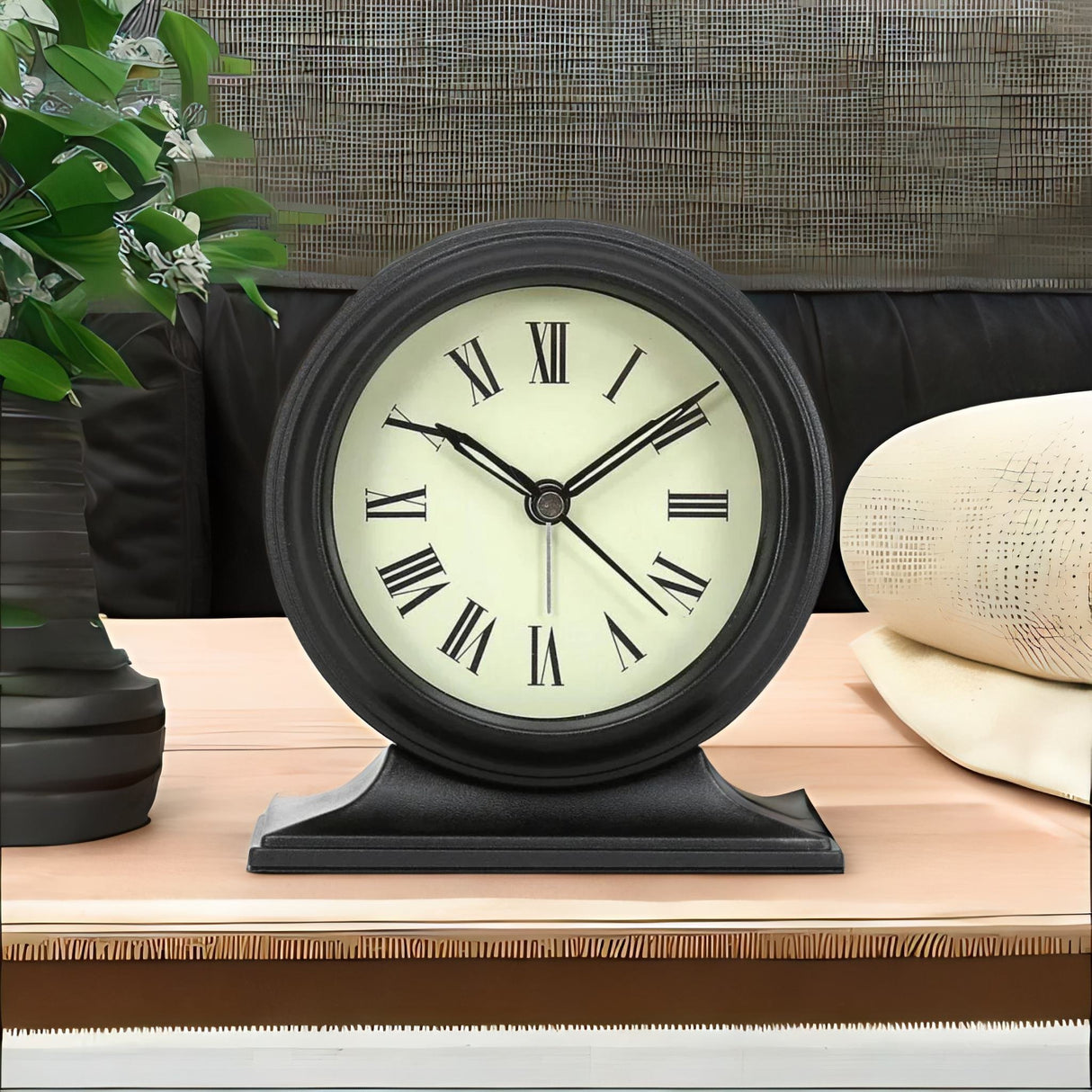 Sigma Table Clock (Black)