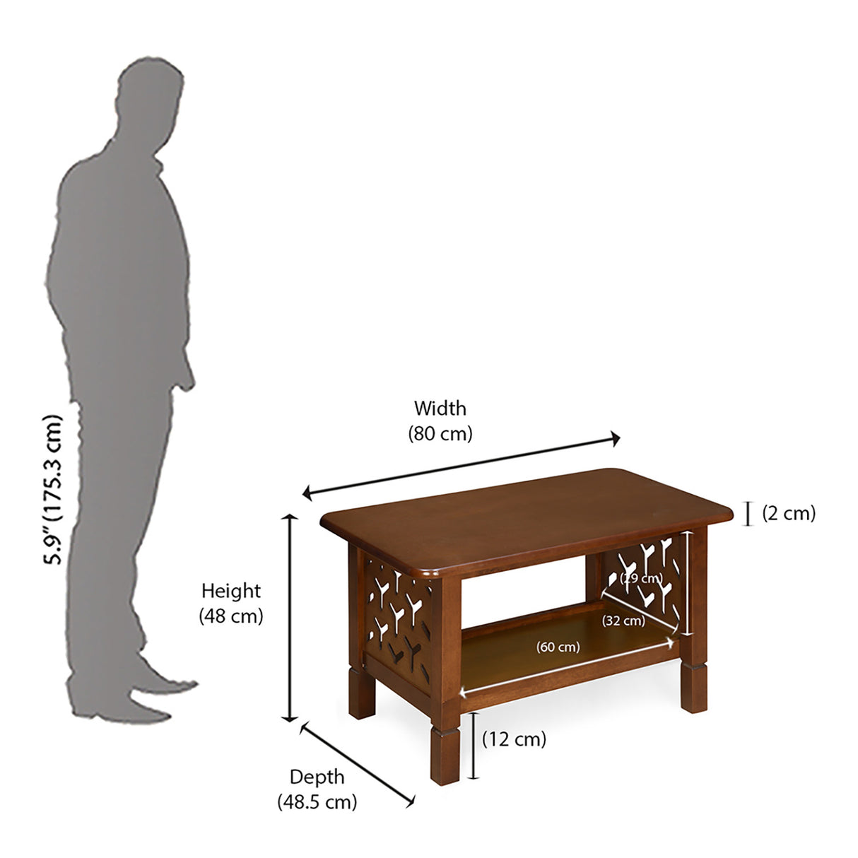 Skynet Center Table (Walnut)