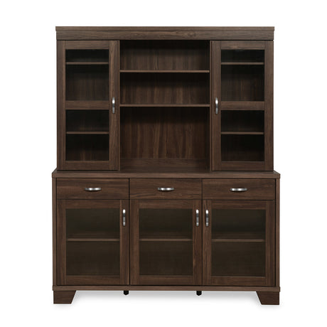 Stora Hutch Storage Cabinet (Cappucino)