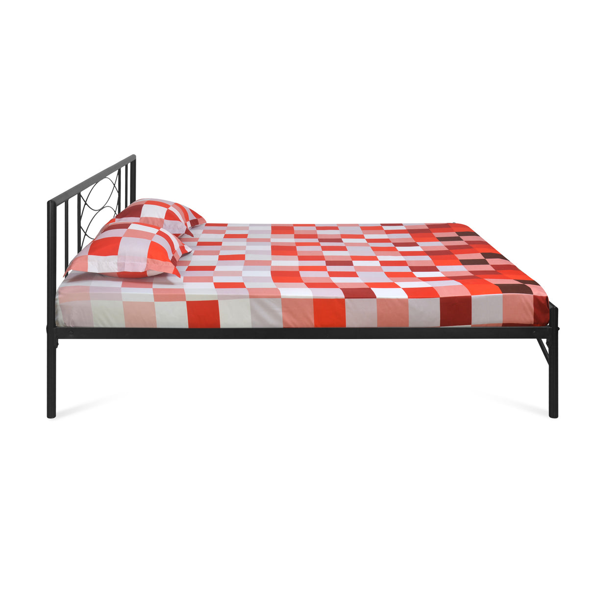 Ursa Metal King Bed (Black)