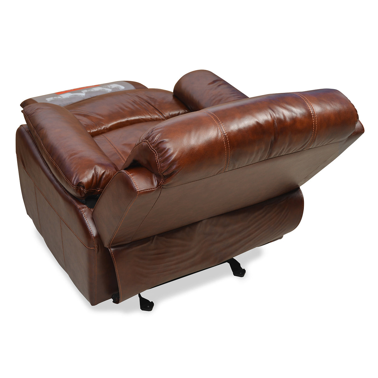 Wilson 1 Seater Sofa with Rocker Recliner (Caramel)