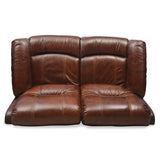 Wilson 2 Seater Sofa with Manual Recliner (Caramel)