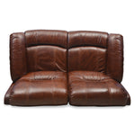 Wilson 2 Seater Sofa with Manual Recliner (Caramel)