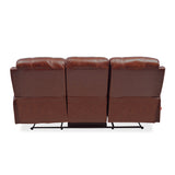 Wilson 3 Seater Sofa with 2 Manual Recliners (Caramel)